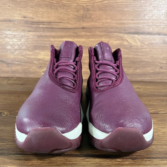 Nike Air Jordan Future Bordeaux Phantom Leather Sneakers Women’s Size 8.5 Shoes - Picture 5 of 11